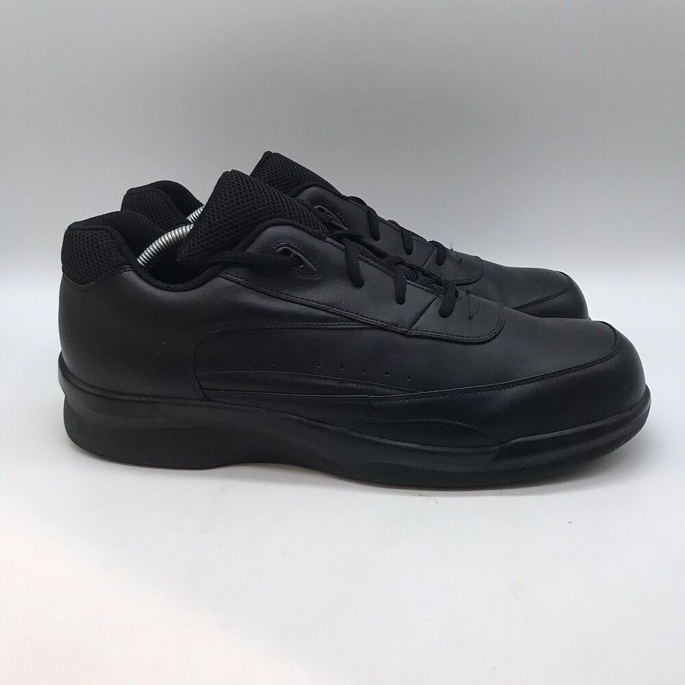 Apex G7000MW Ambulator Comfort Shoes Men's 11.5W Black Leather Lace Up Orthotic
